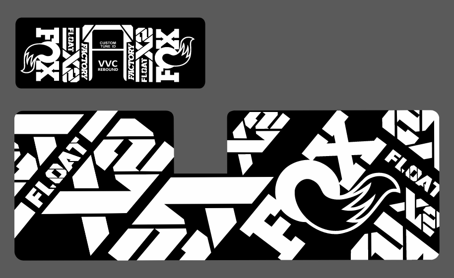 Fox X2 Factory 2024 Stickers