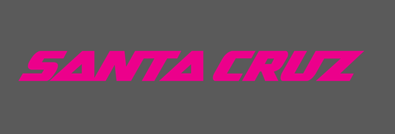 Santa Cruz Frame Lettering