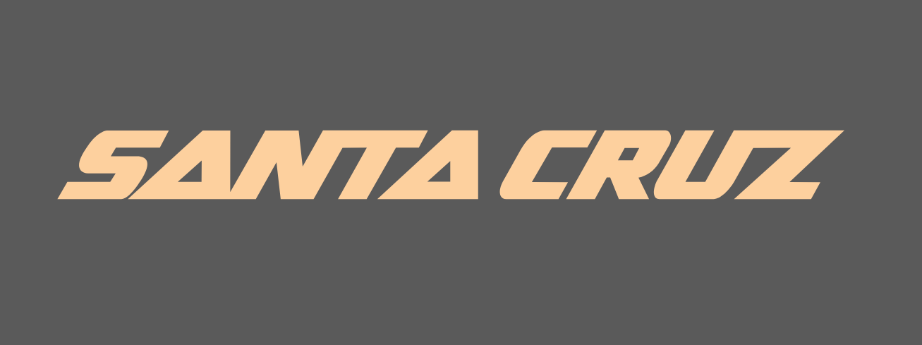 Santa Cruz Frame Lettering